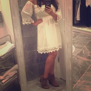 Ivory Bohemian Playful Dress